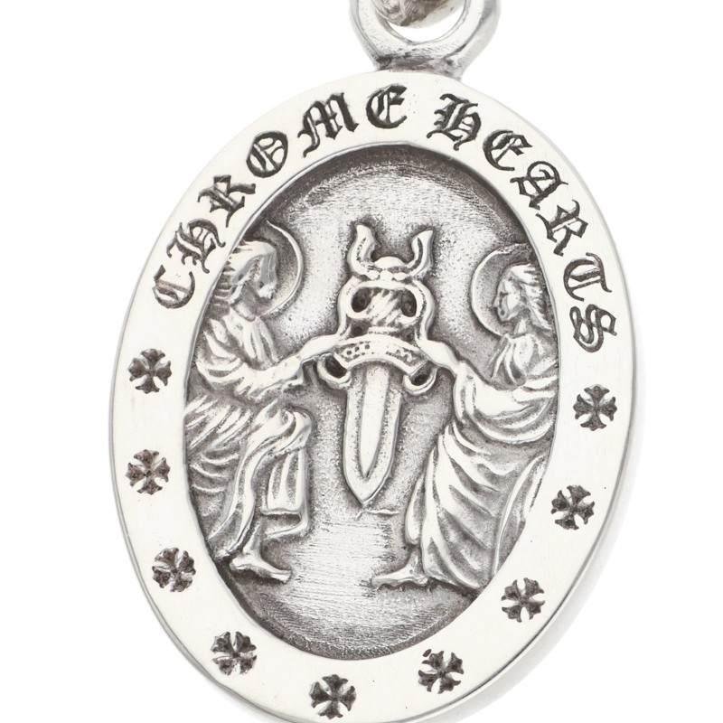 CHROME HEARTS（クロムハーツ） ネックレストップ ANGEL MEDAL OVAL