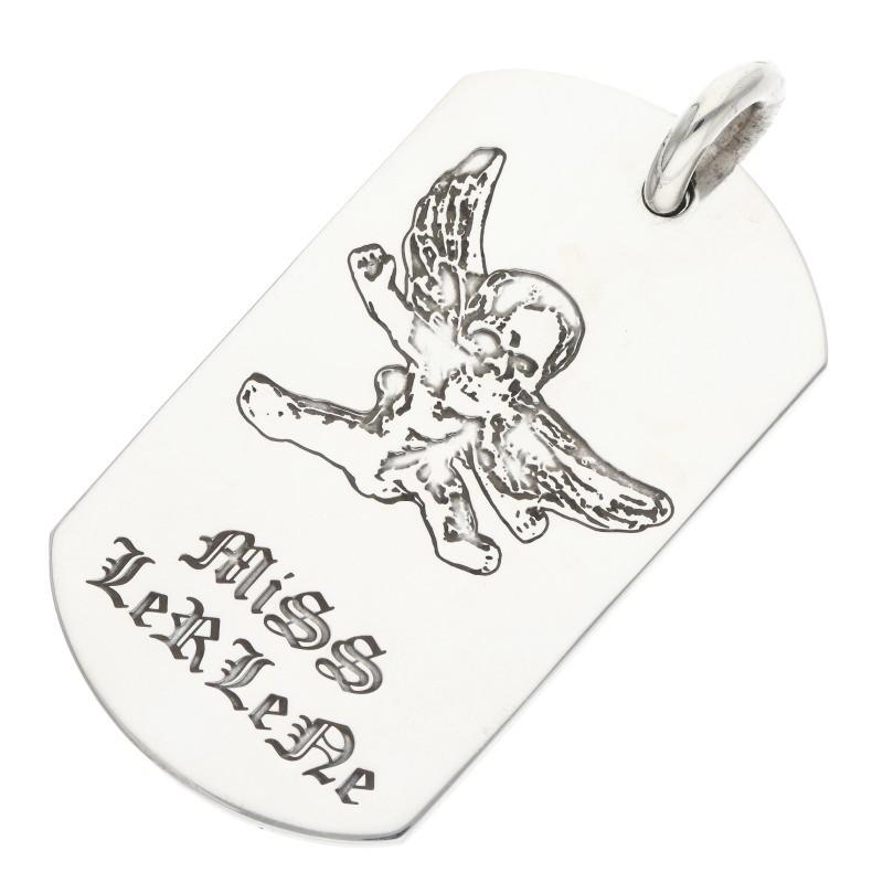 CHROME HEARTS フォティドッグタグラージドッグタグネックレストップ CHROME HEARTS（クロムハーツ） ネックレストップ D TAG LRG FOTI フォ