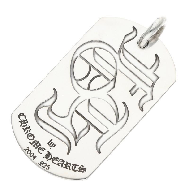CHROME HEARTS（クロムハーツ） ネックレストップ D TAG LRG FOTI フォ