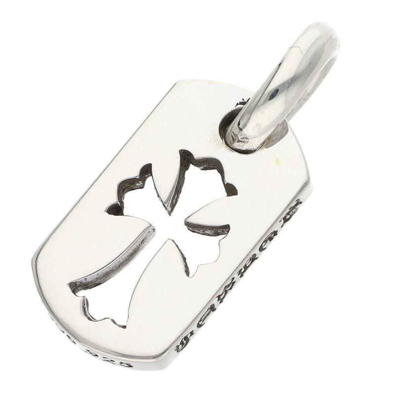 DT TNY CO CRS タイニーカットアウトクロスドッグタグ チャーム CHROME HEARTS（クロムハーツ） ネックレストップ DT TNY CO CRS