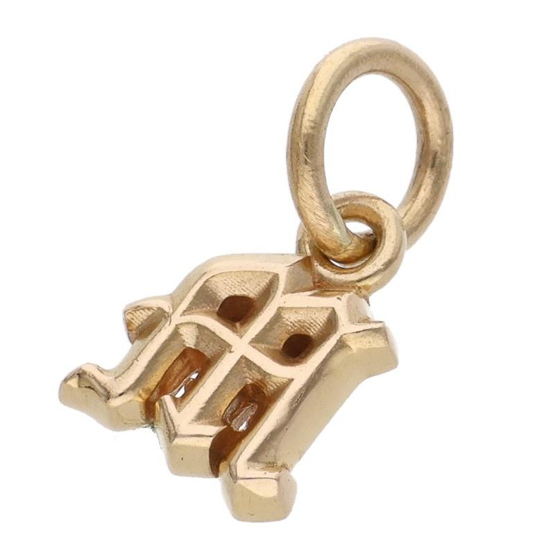 Chrome Hearts アルファベット　スタック　チャーム　トップ　22k CHROME HEARTS（クロムハーツ） ネックレストップ 22K STACK ALPHABET