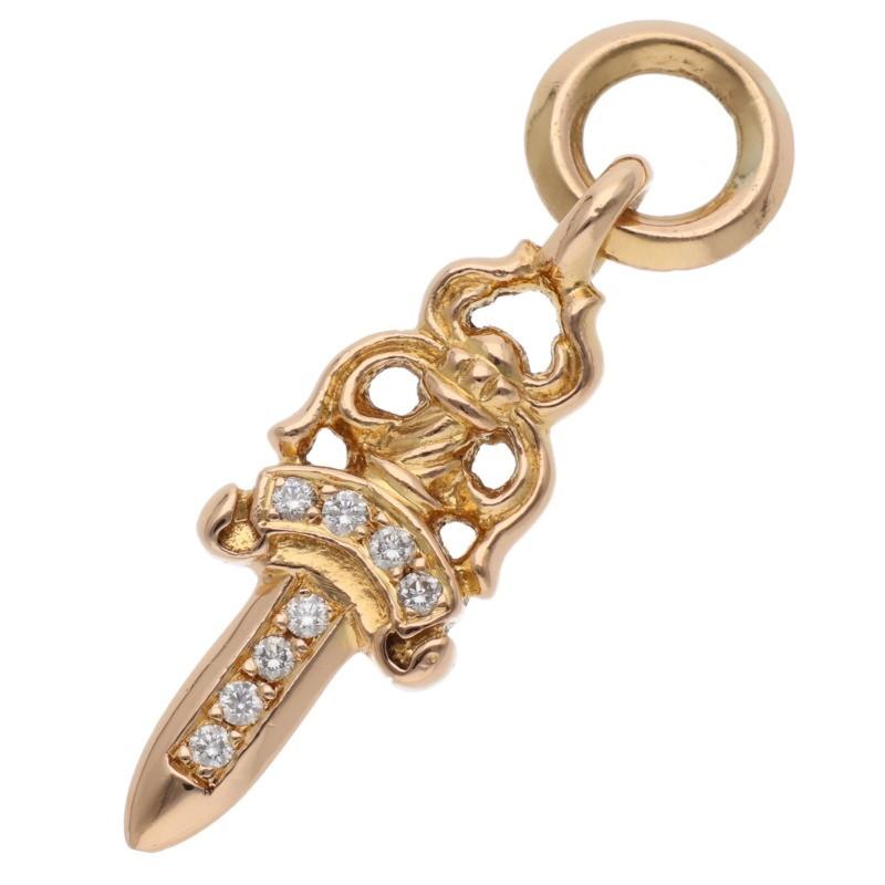 CHROME HEARTS（クロムハーツ） 22K #5DAGGER P DMND #5ダガーチャーム 