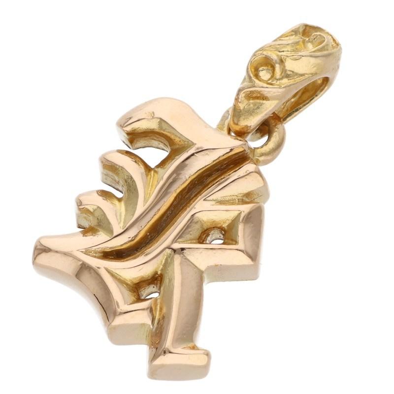 クロムハーツ　アルファベットイニシャルチャームK CHROME HEARTS（クロムハーツ） 22K ALPHABET CHARM アルファベット