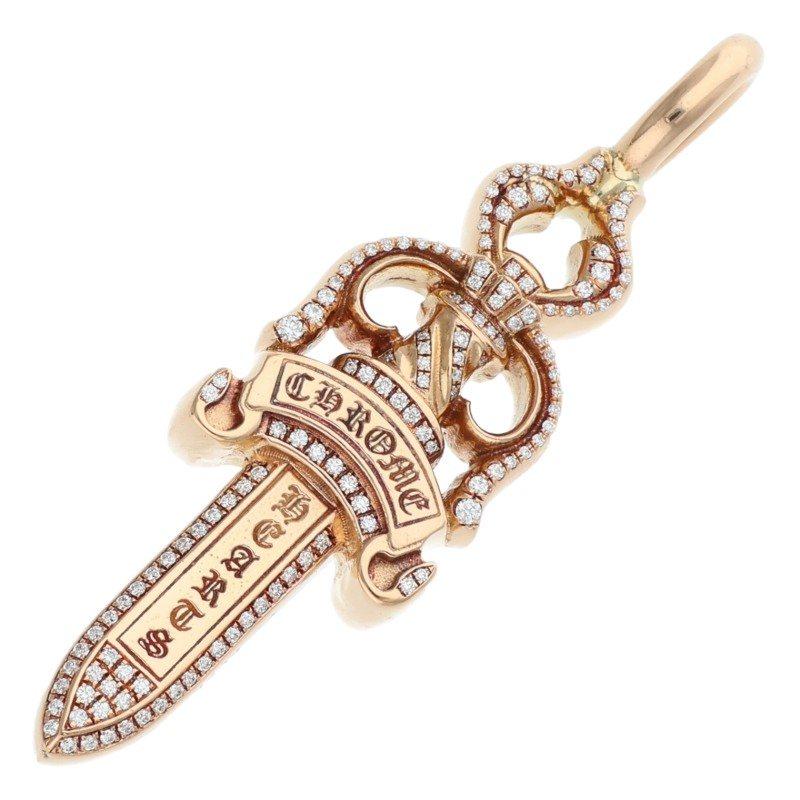 CHROME HEARTS（クロムハーツ） 22K DBL DAGGER P DIA 22Kダブルダガー