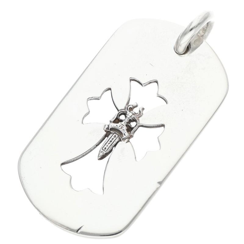 Chrome Hearts ドッグタグ カットアウト クロスダガー ラージ CHROME HEARTS（クロムハーツ） D TAG LRG CROSS DAGG カットアウト