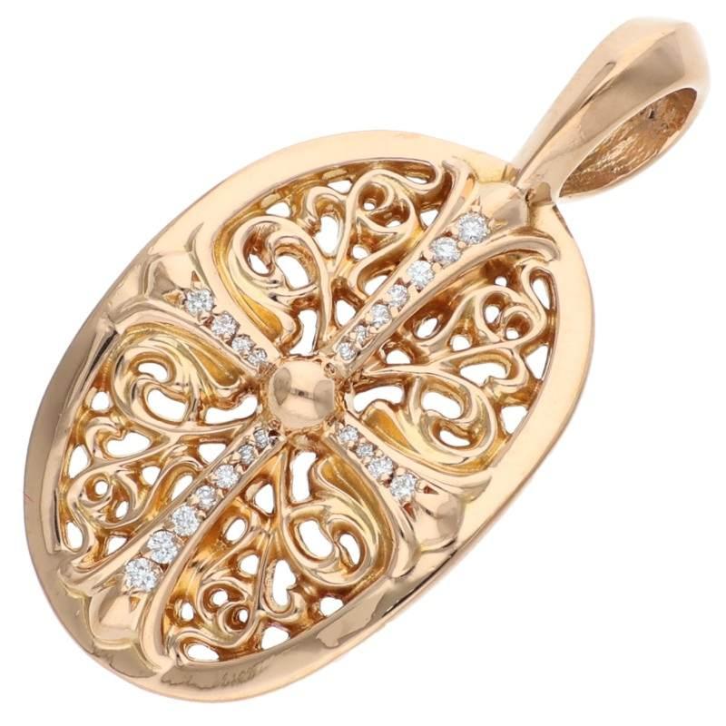 CHROME HEARTS（クロムハーツ） 22K CLSC OVAL P DMND クラシック 