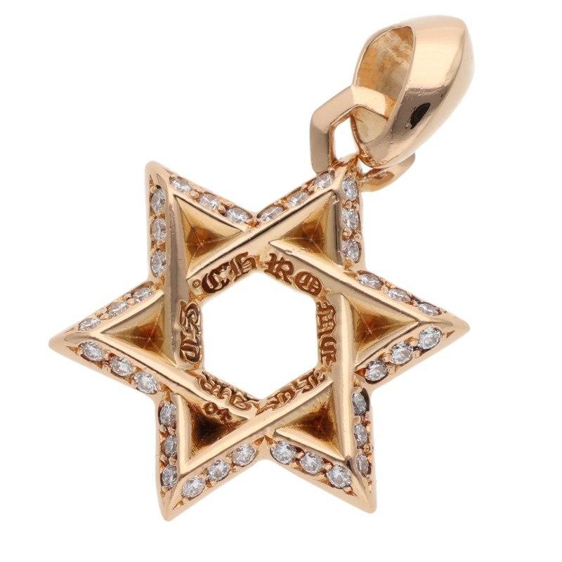 CHROME HEARTS（クロムハーツ） 22K STAR OF DAVID PENDANT P D スター
