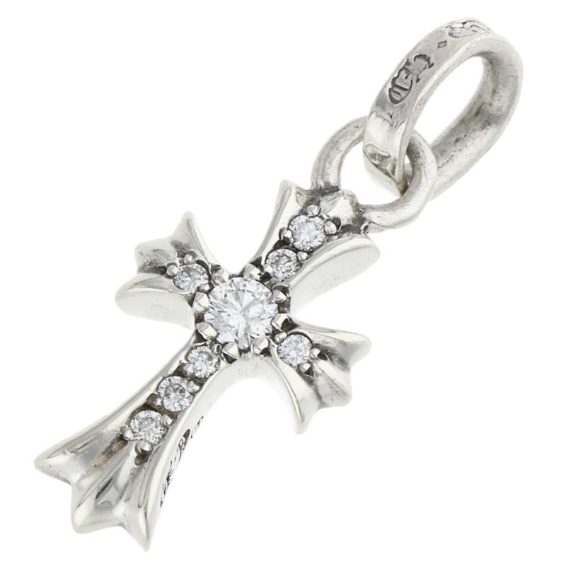 CHROME HEARTS クロムハーツ（原本無） CRS BBYFAT DMND ベイビーファット アフター  1ダイヤ チャーム ペンダントトップ シルバー系【中古】 CHROME HEARTS（クロムハーツ） CRS BBYFAT P DMND ベイビーファット