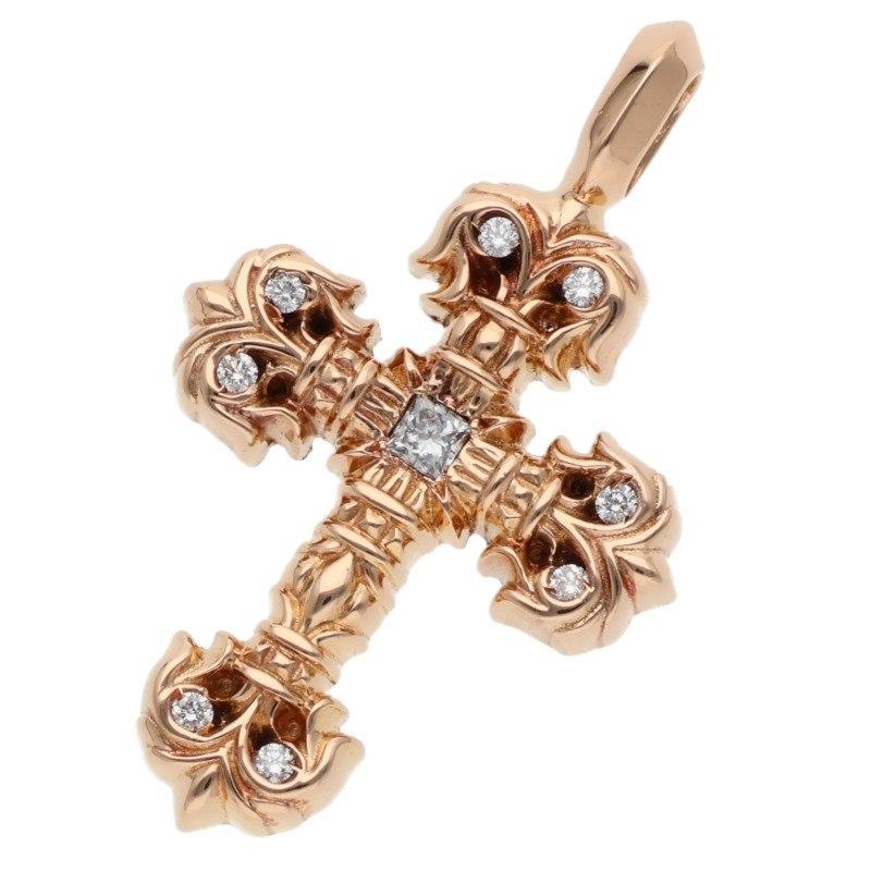 CHROME HEARTS（クロムハーツ） 22K CHARM FILIGREE TINY P DMND