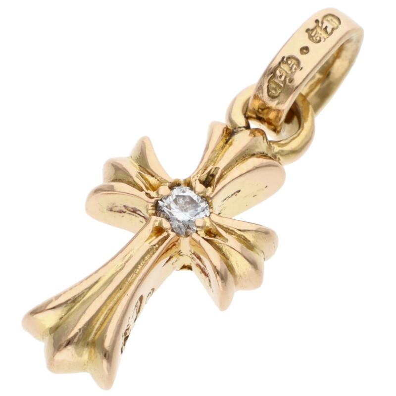 ベビーファット　22kgpネックレス　トップ CHROME HEARTS（クロムハーツ） 22K CRS BBYFAT DMND ベイビーファット