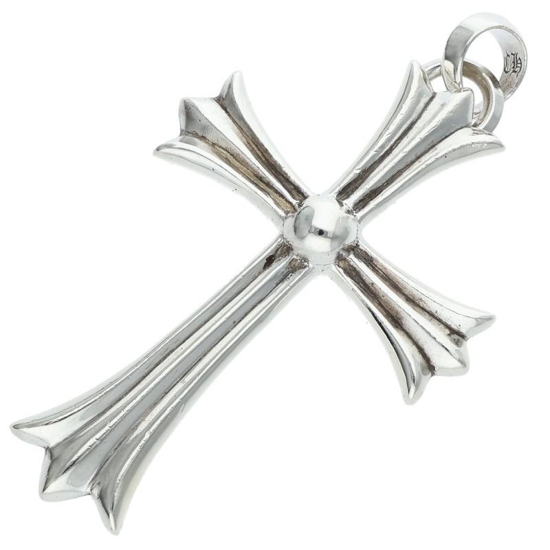 CHROME HEARTS クロムハーツ（原本無） CH CRS LG W BALE ラージCHクロス w/ベイル  ペンダントトップ シルバー系【中古】 CHROME HEARTS（クロムハーツ） CH CRS LG W BALE ラージCHクロス W