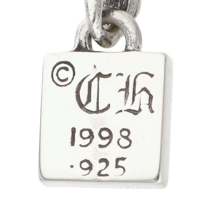 美品▼クロムハーツ 925 1Pダイヤモンド FRAMED CH PLUS 1DIA フレームドCHプラス チャーム ペンダントトップ 総重量5.0g インヴォイス付 CHROME HEARTS（クロムハーツ） FRAMED CH PLUS 1DIA フレームドCH
