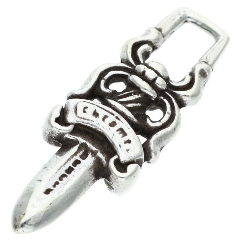 CHROME HEARTS クロムハーツ #5DAGGER ZIP1 #5 ダガーチャーム ネックレストップ シルバー CHROME HEARTS（クロムハーツ） #5DAGGER ZIP1 #5ダガーチャーム