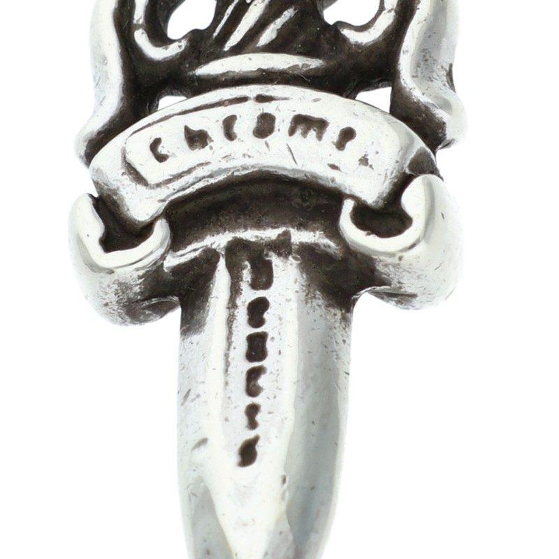 CHROME HEARTS クロムハーツ #5DAGGER ZIP1 ダガーチャーム パーツ ネックレストップ シルバー CHROME HEARTS（クロムハーツ） #5DAGGER ZIP1 #5ダガーチャーム