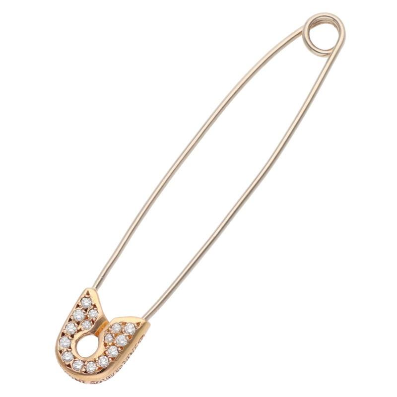 CHROME HEARTS（クロムハーツ） 22K SAFETY PIN L P DMND ラージ