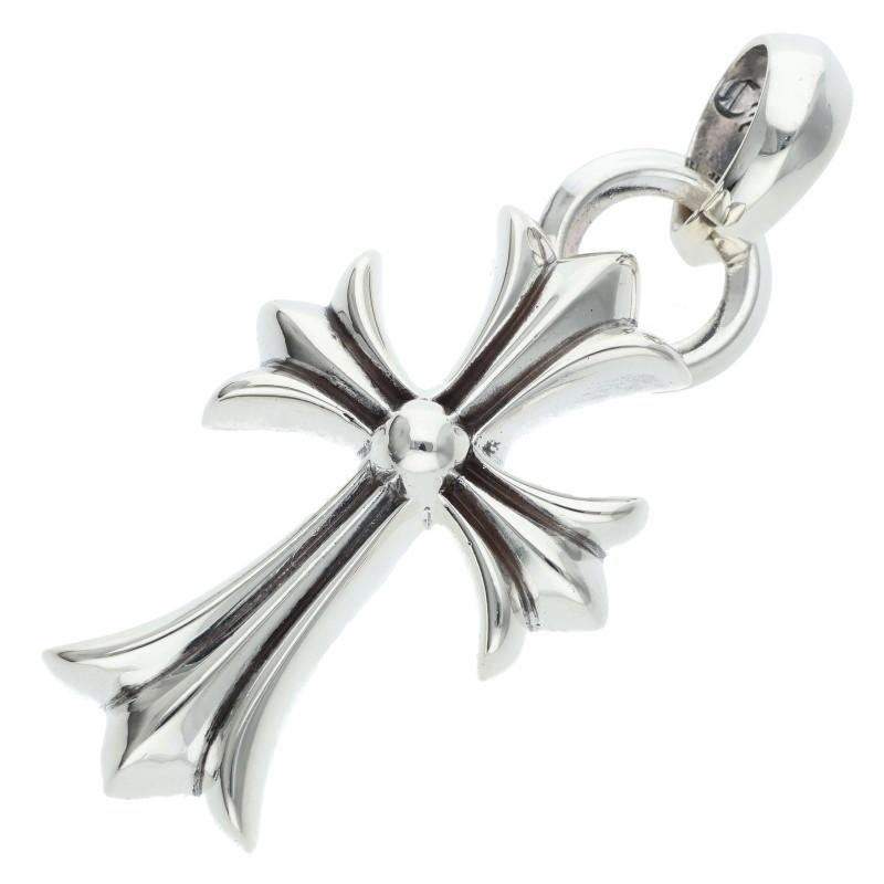CHROME HEARTS クロムハーツ（原本有） CH CRS SML W BALE スモールCHクロス w/ベイル ペンダントトップ シルバー系【中古】 CHROME HEARTS（クロムハーツ） CH CRS SML W BALE スモールCHクロス