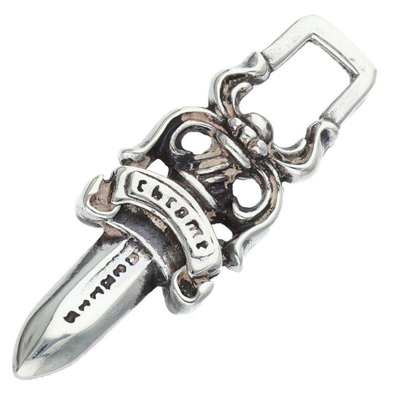 クロムハーツ CHROME HEARTS ダガー チャーム トップ SV CHROME HEARTS（クロムハーツ） #5DAGGER ZIP1 #5ダガーチャーム