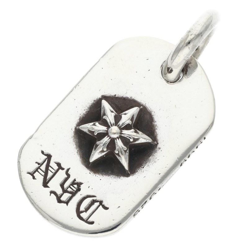 CHROME HEARTS（クロムハーツ） RAISED STAR DOGTAG レイズドスター