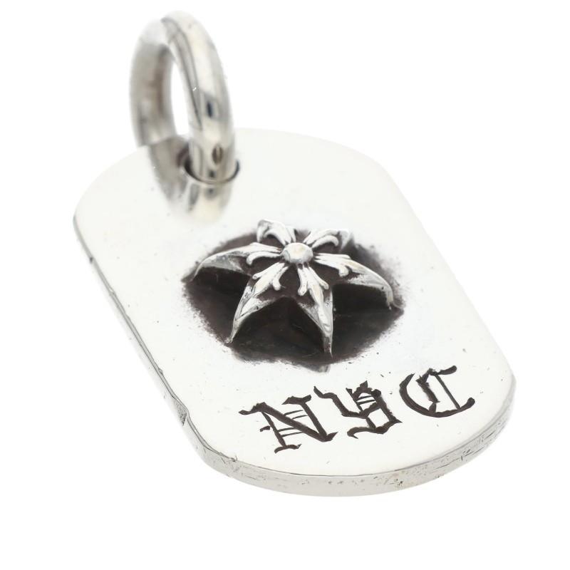CHROME HEARTS（クロムハーツ） RAISED STAR DOGTAG レイズドスター