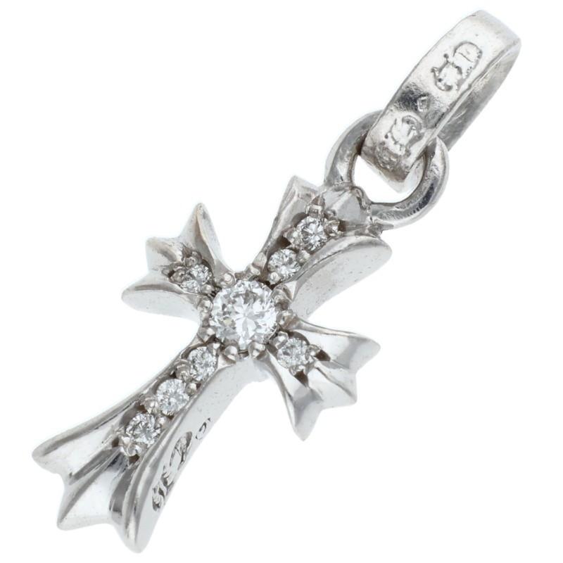 CHROME HEARTS（クロムハーツ） 18KWG CRS BBYFAT P DMND ベイビー