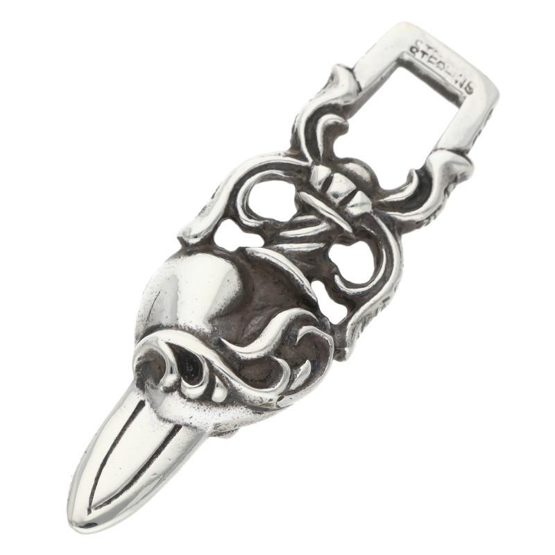 美品‼️ クロムハーツ ダガーハート ペンダントトップ シルバー925 CHROME HEARTS（クロムハーツ） DAGGER HEART ダガーハートペンダント