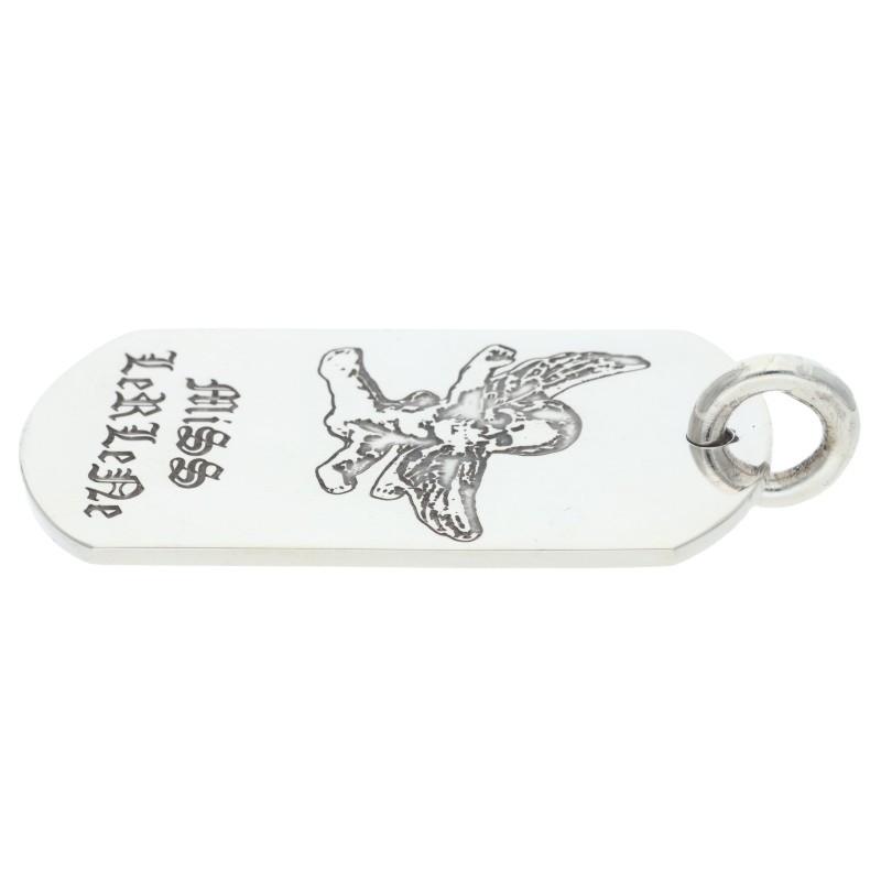CHROME HEARTS フォティドッグタグラージドッグタグネックレストップ CHROME HEARTS（クロムハーツ） D TAG LRG FOTI フォティドッグタグ