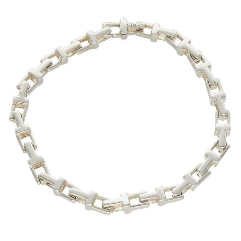 激安先着 Tiffany Co ティファニー バングル ブレスレット ティファニー ティファニーt Sb01 中古 Tナローチェーンブレスレット サイズ M メンズアクセサリー Www Construction Gouv Cg