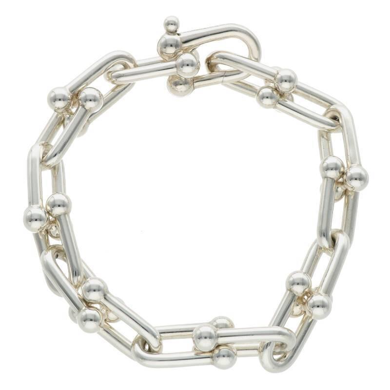 限定価格セール ティファニー バングル ブレスレット ティファニー Tiffany Co Sj02 中古 ミディアムリンクシルバーブレスレット サイズ L Hardwear ハードウェア メンズアクセサリー Oyostate Gov Ng