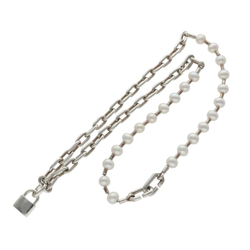 人気の雑貨がズラリ ティファニー ブレスレット バングル ティファニー Tiffany Co ハードウェア パールロックブレスレット 中古 Sb01 メンズアクセサリー