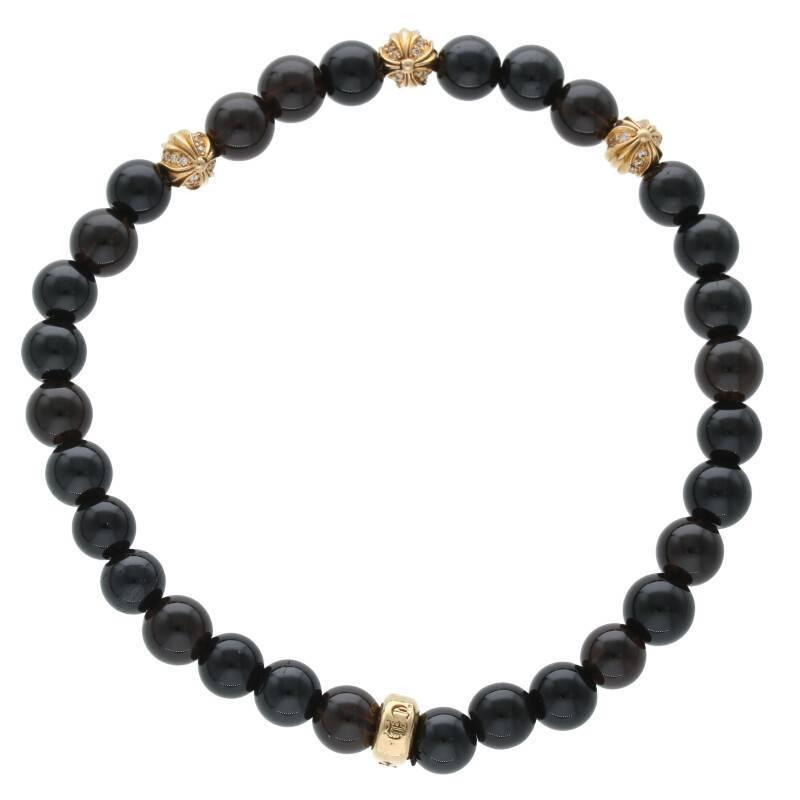 CHROME HEARTS クロムハーツ ブレスレット 22K 6mmビーズブレス CHROME HEARTS クロムハーツ ブレスレット 22K 6mmビーズブレス