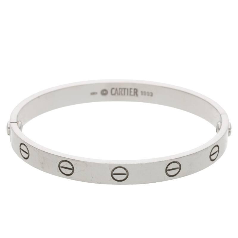 カルティエ Cartier LOVE BRACELET/旧型ラブブレス サイズ:16 18KWG 