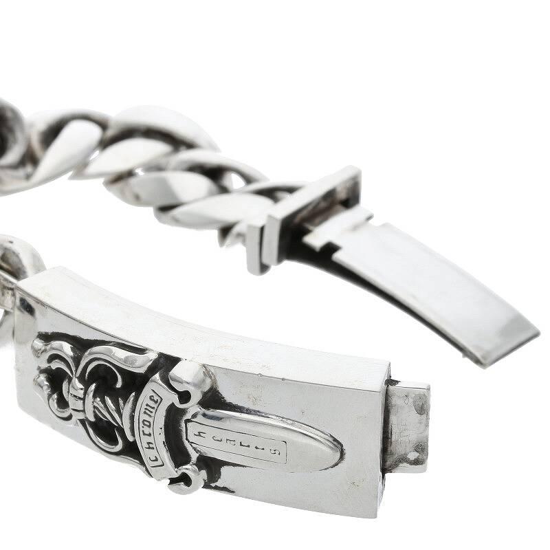 CHROME HEARTS クロムハーツ ブレスレット ID DBL FLRL DGGR CHROME HEARTS クロムハーツ ブレスレット ID DBL FLRL DGGR