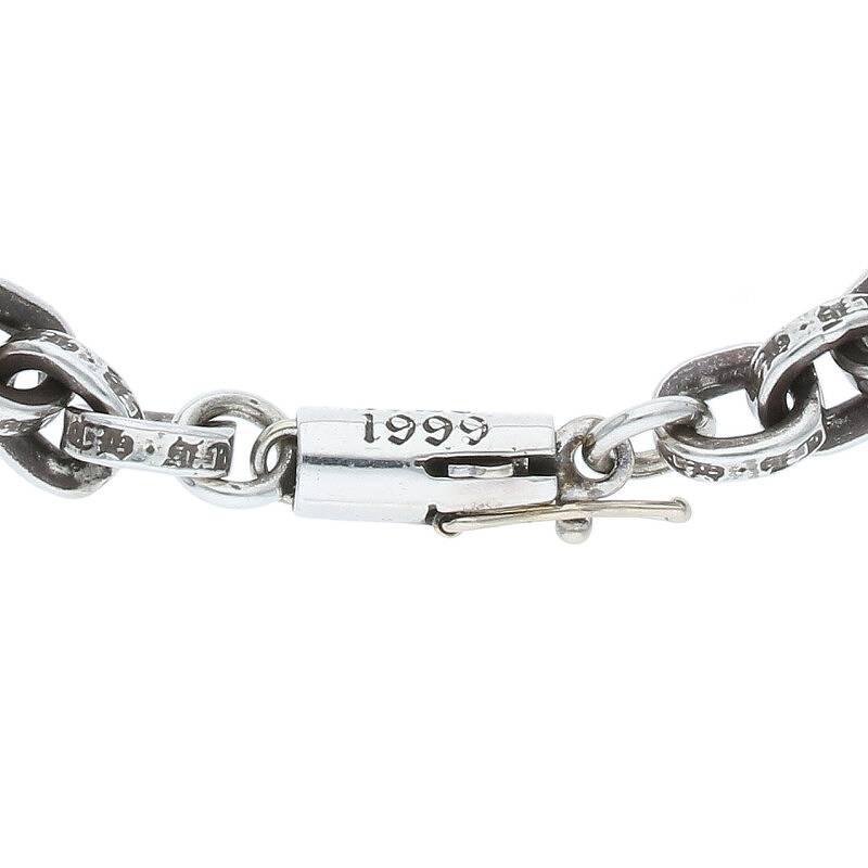 クロムハーツ Chrome Hearts PAPER CHAIN/ペーパーチェーン サイズ:7inch シルバーブレスレット 中古 OM10｜rinkan｜04