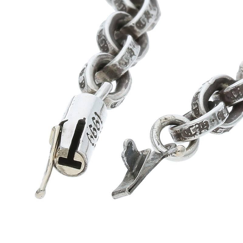 クロムハーツ Chrome Hearts PAPER CHAIN/ペーパーチェーン サイズ:7inch シルバーブレスレット 中古 OM10｜rinkan｜05