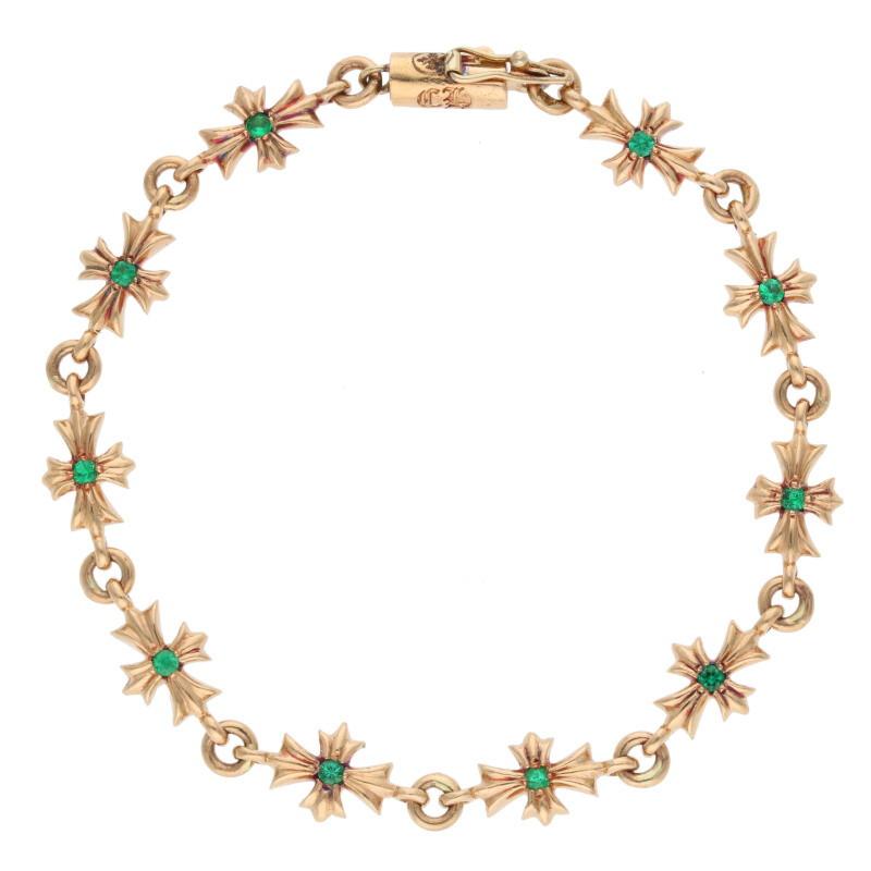 CHROME HEARTS クロムハーツ ブレスレット 22K TNY E CH PLS P CHROME HEARTS クロムハーツ ブレスレット 22K TNY E CH PLS P