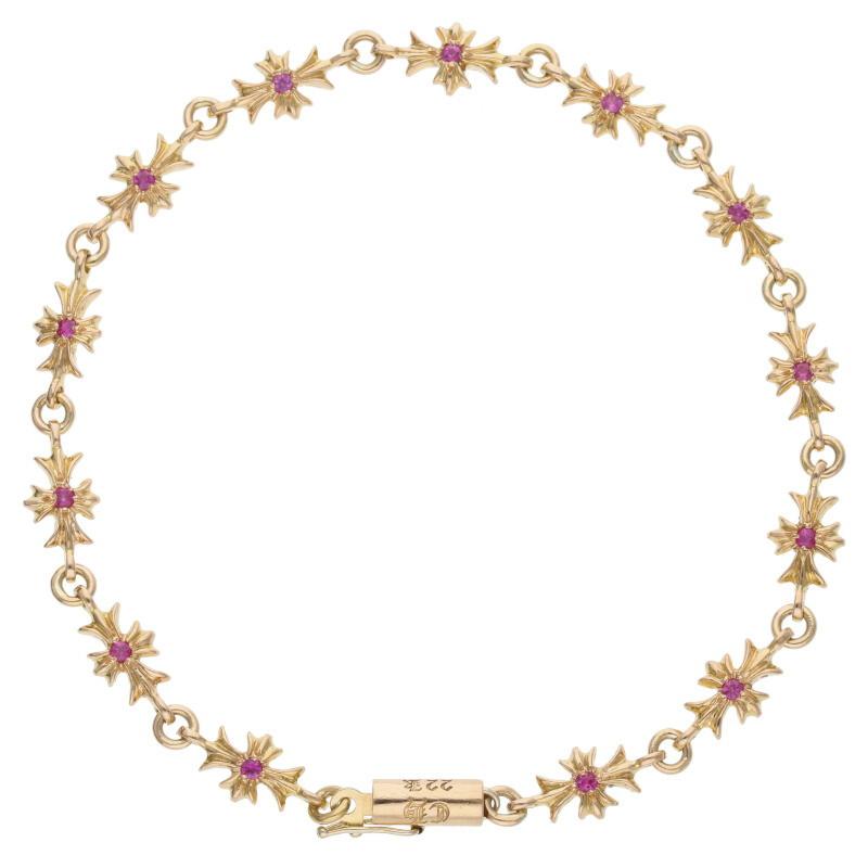 CHROME HEARTS クロムハーツ ブレスレット 22K タイニーECH CHROME HEARTS クロムハーツ ブレスレット 22K タイニーECH
