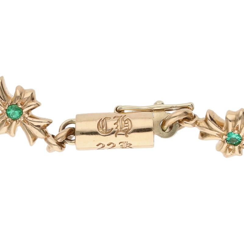CHROME HEARTS クロムハーツ ブレスレット 22K TNY E CH PLS P CHROME HEARTS クロムハーツ ブレスレット 22K TNY E CH PLS P