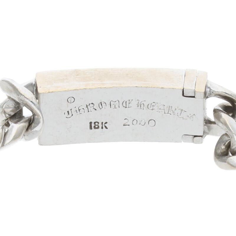 CHROME HEARTS クロムハーツ ブレスレット 18KWG ID MINI CHX CHROME HEARTS クロムハーツ ブレスレット 18KWG ID MINI CHX