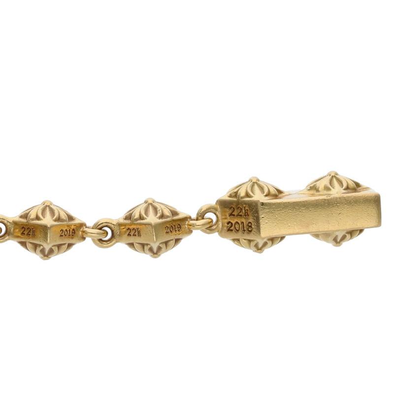 CHROME HEARTS クロムハーツ 22K PYRAMID PLS LNK TINY タイニー CHROME HEARTS クロムハーツ 22K PYRAMID PLS LNK TINY タイニー