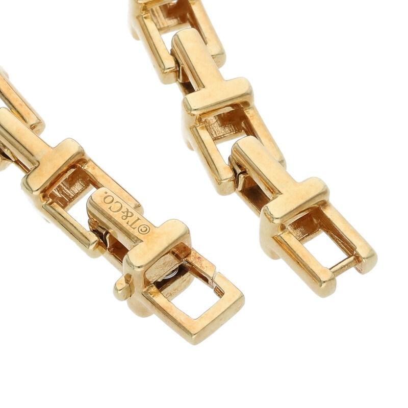 TIFFANY&Co. ティファニー ブレスレット サイズ:LT K18YGTナロー TIFFANY&Co. ティファニー ブレスレット サイズ:LT K18YGTナロー