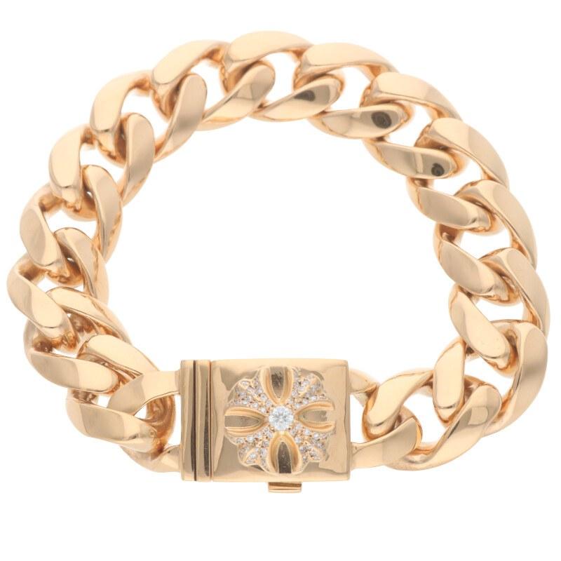 【2月】クロム CHROME HEARTS（クロムハーツ） サイズ:15LINK 22K ID BOX CHX PAVE