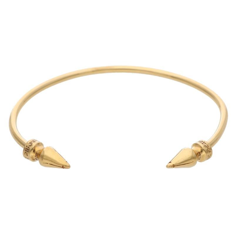 CHROME HEARTS（クロムハーツ） 22k SPIKE CUFF イエローゴールド