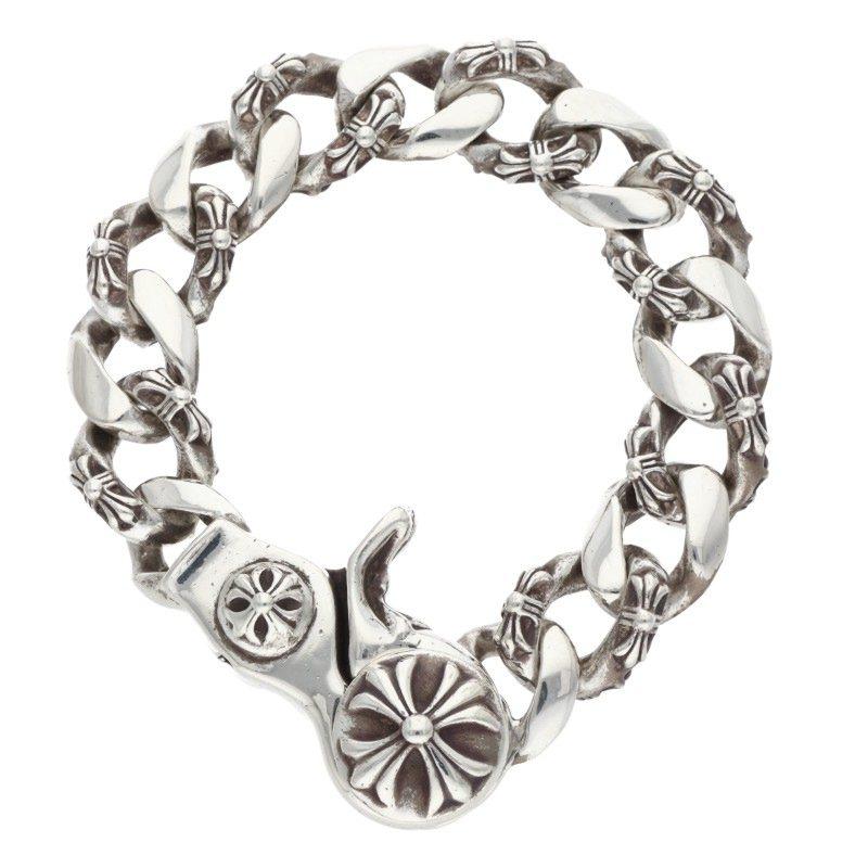 期間限定　クロムハーツファンシーリンククリップシルバーブレスレット 13リンク CHROME HEARTS（クロムハーツ） ブレスレット サイズ:13LINK FNCY CHN