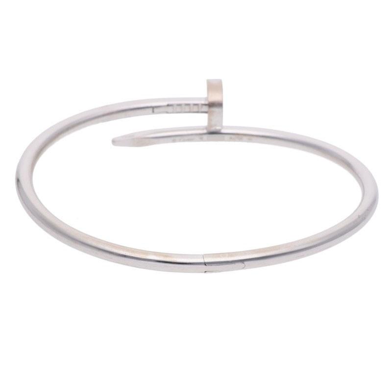 Cartier（カルティエ） サイズ:19 新型 JUSTE UN CLOU BRACELET K18WG