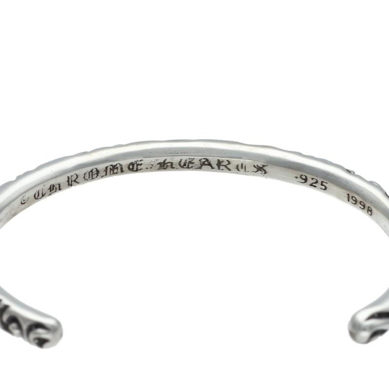 CHROME HEARTS（クロムハーツ） ブレスレット サイズ:S BANGLE SCROLL