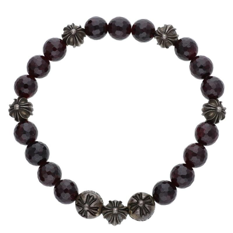 Chrome Hearts クロムハーツ ビーズ ブレスレット ガーネット CHROME HEARTS（クロムハーツ） ブレスレット 8mm BEAD 8mmビーズ