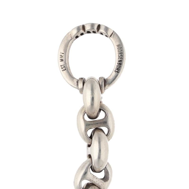 ホーセンブース 10MM OPEN-LINK BRACELET ダイヤシルバーブレスレット 