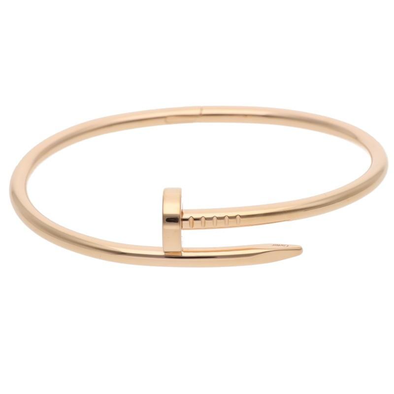 Cartier（カルティエ） サイズ:18 JUSTE UN CLOU BRACELET 旧型K18PG