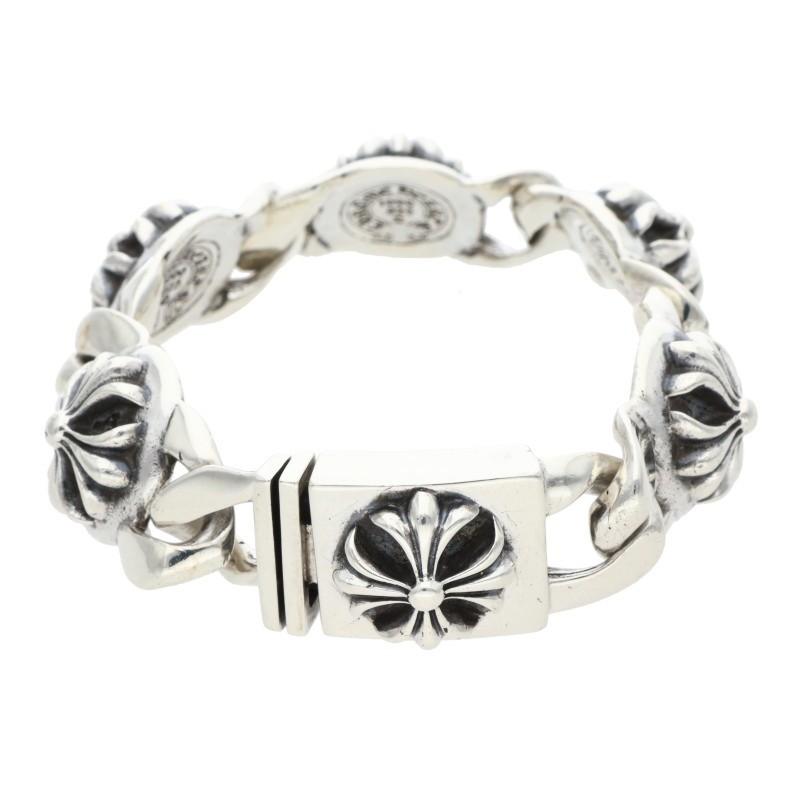 CHROME HEARTS（クロムハーツ） ブレスレット 5LINK CROSS LINK クロス