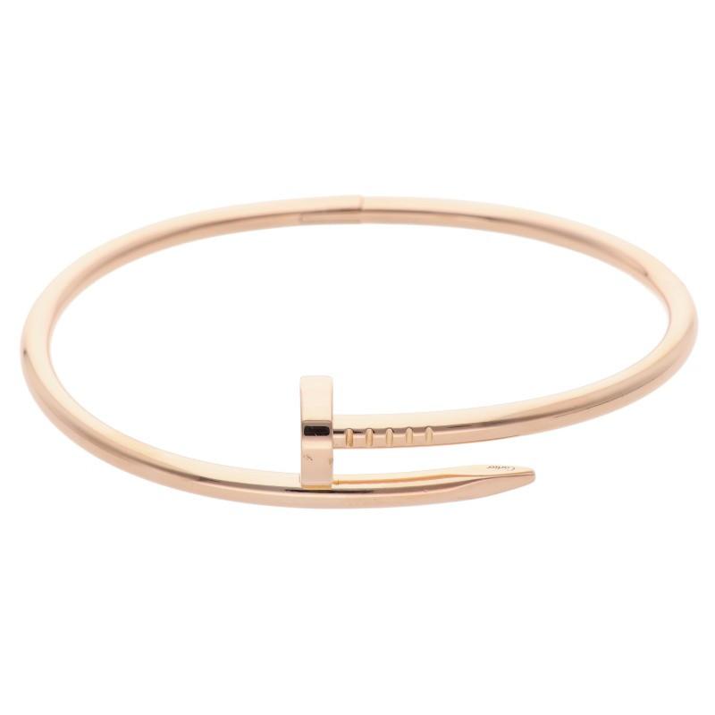 極美✨カルティエ ジュストアンクル #16 SM ブレスレット K18 YG Cartier（カルティエ） サイズ:19 JUSTE UN CLOU RING ジュスト